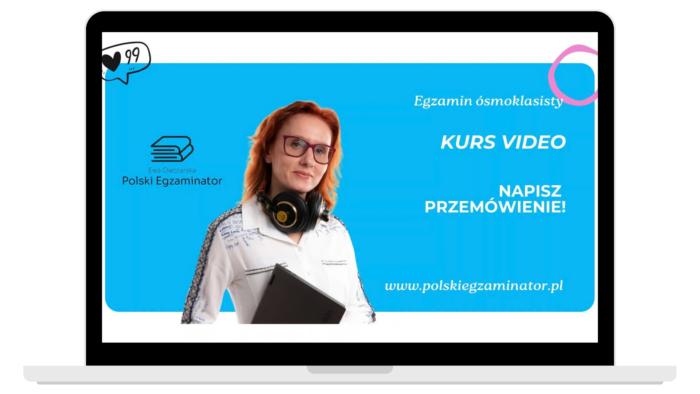 napisz przemówienie mockup Kurs: Napisz przemówienie!